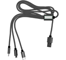 Nylon 4-1 USB charging cable